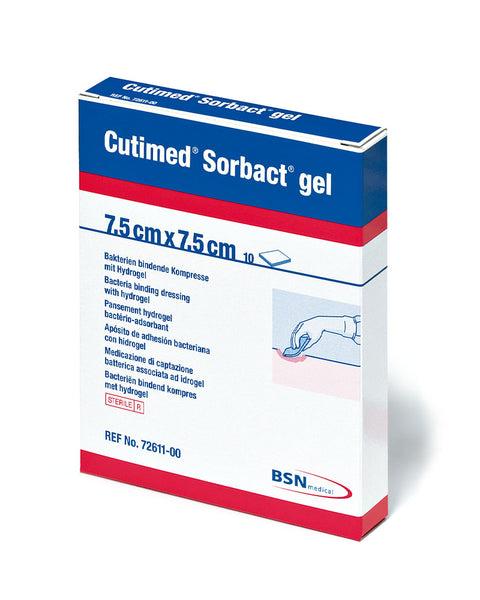 Cutimed Sorbact Gel 7.5 X 7.5 Cm. x 1 unidad de aposito