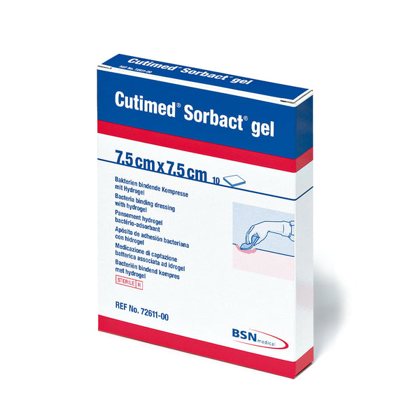 Cutimed Sorbact Gel 7.5 X 7.5 Cm. x 1 unidad de aposito