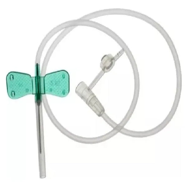 Mariposa Scalp Vein Luer Lock 21G x 3/4 Cranberry 100 Und