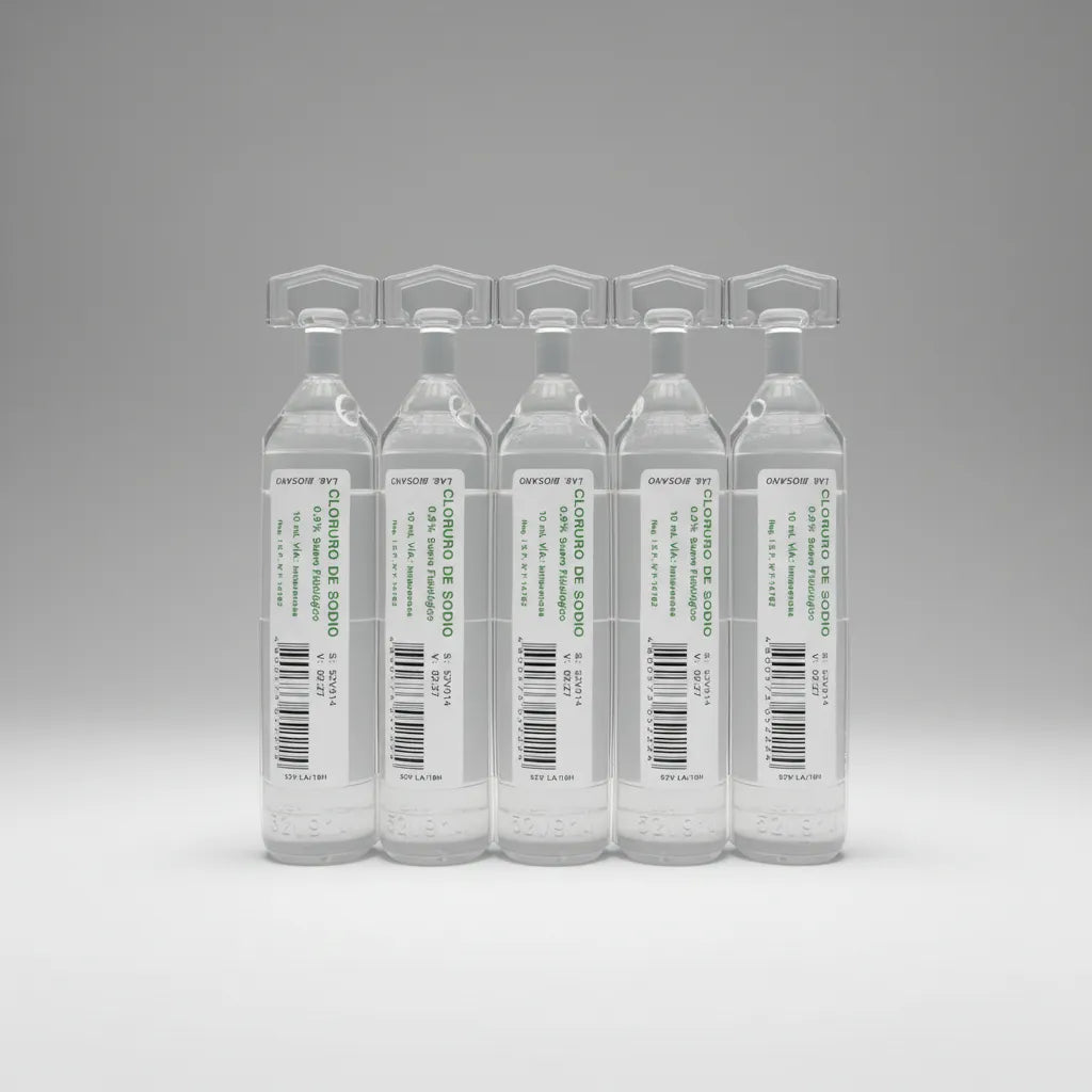 SUERO FISIOLOGICO - CLORURO DE SODIO 0,9% - 10 ML