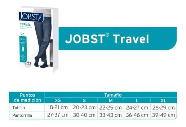 Calcetín Compresivo Jobst Travel 15/20 Rodilla S-m-l-xl-xxl