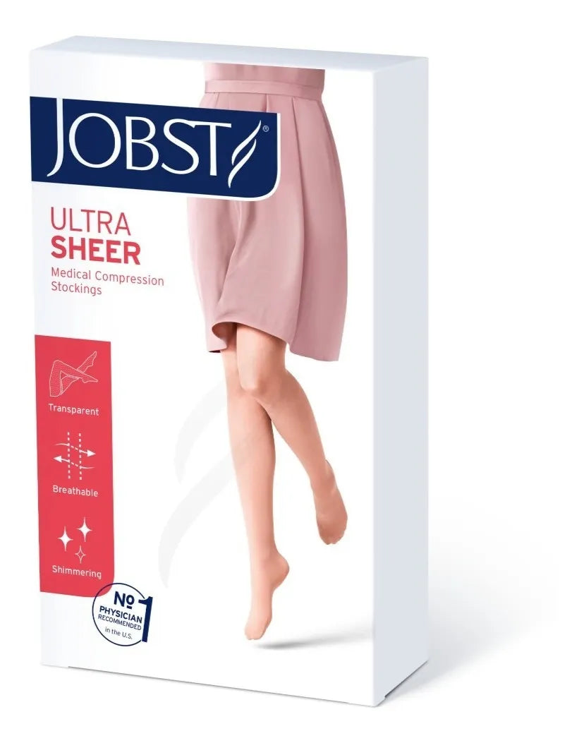 Media Compresiva Jobst Ultrasheer MUSLO 20/30 Punta cerrada