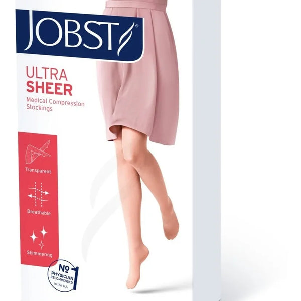 Media Compresiva Jobst Ultrasheer MUSLO 20/30 Punta cerrada