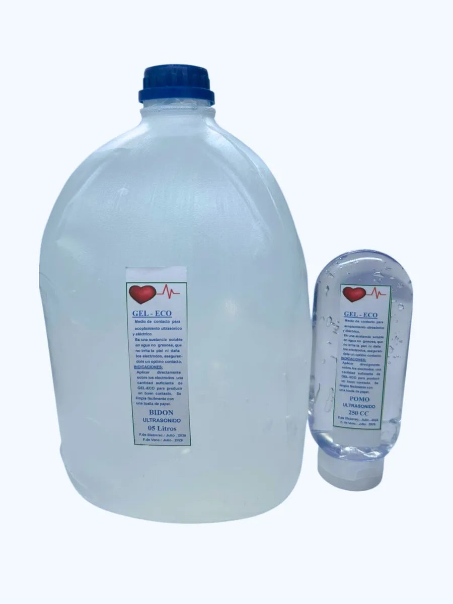 Gel Conductor Ultrasonido Ecografico 5 Litros + 250 ML.