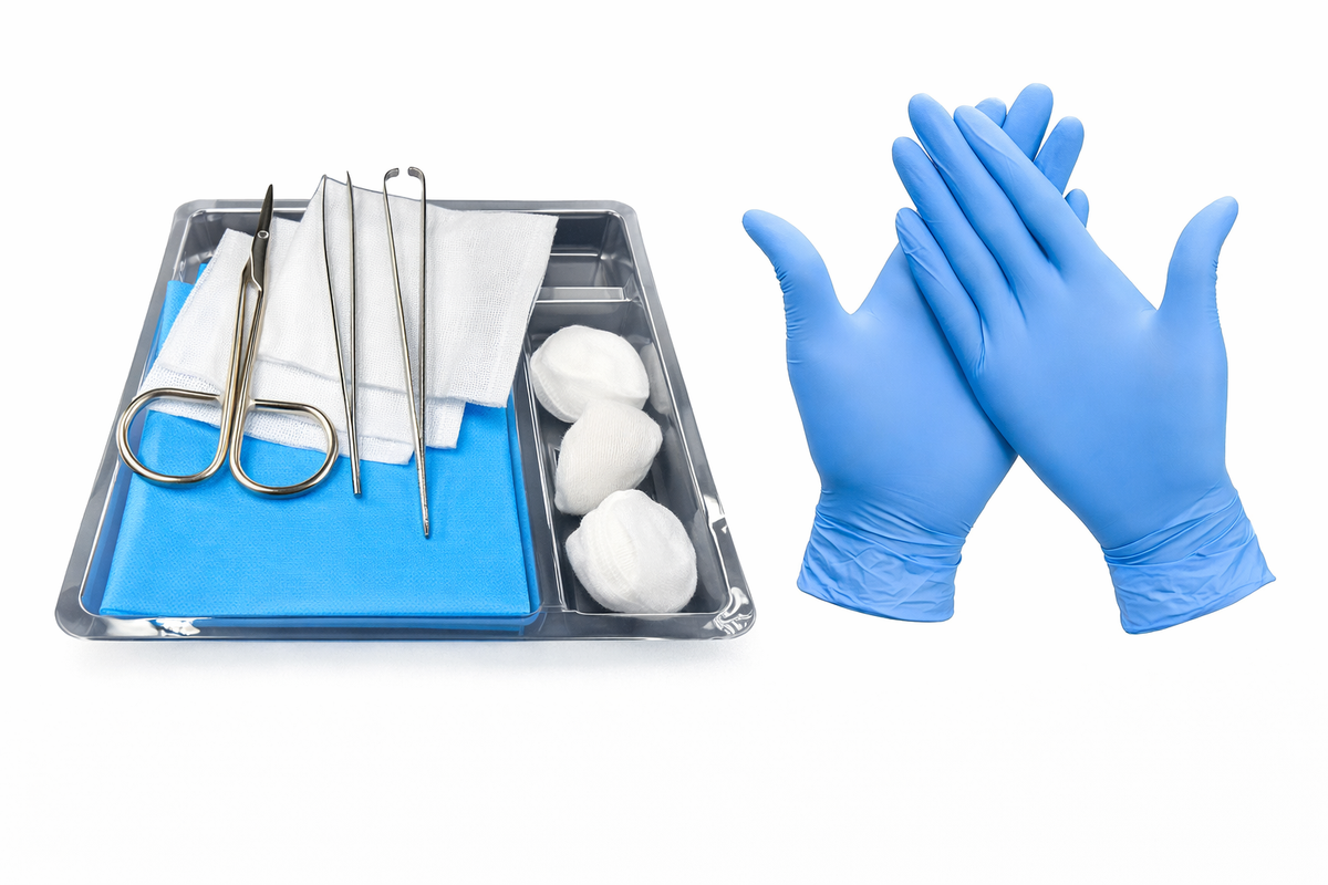 Kit de Curación Estéril Desechable Geerdink | Caja Madre (100 unidades)