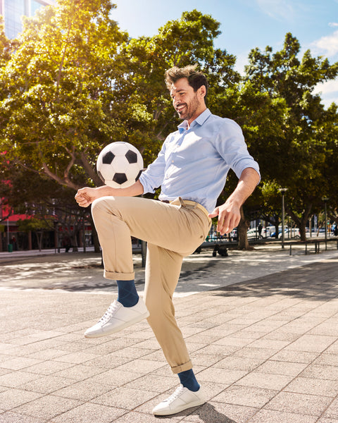 Calcetín Compresivo Jobst For Men 15/20 Rodilla S-m-l-xl