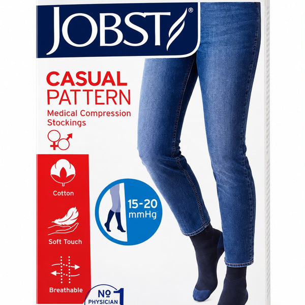Jobst Calcetin Casual Pattern Rodilla 15/20