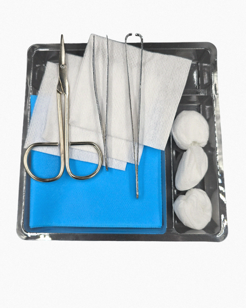 Kit De Curación Estéril Desechable Geerdink con Par de Guantes de Nitrilo