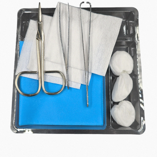 Kit De Curación Estéril Desechable Geerdink con Par de Guantes de Nitrilo