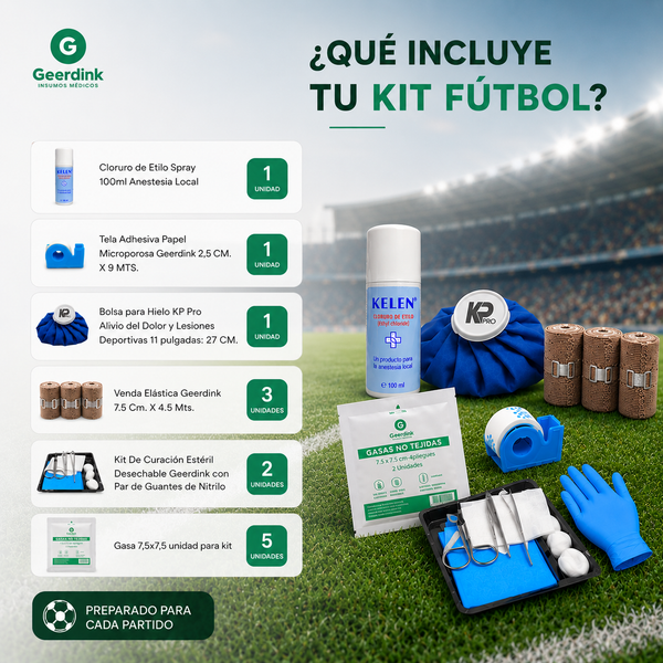 Kit futbol - Primeros auxilio
