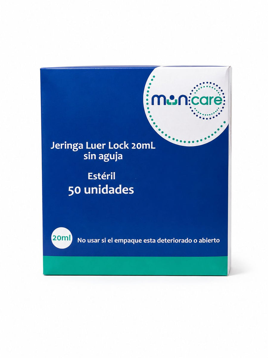 Jeringa Muncare L.L 20ML sin aguja Caja x 50 Unidades