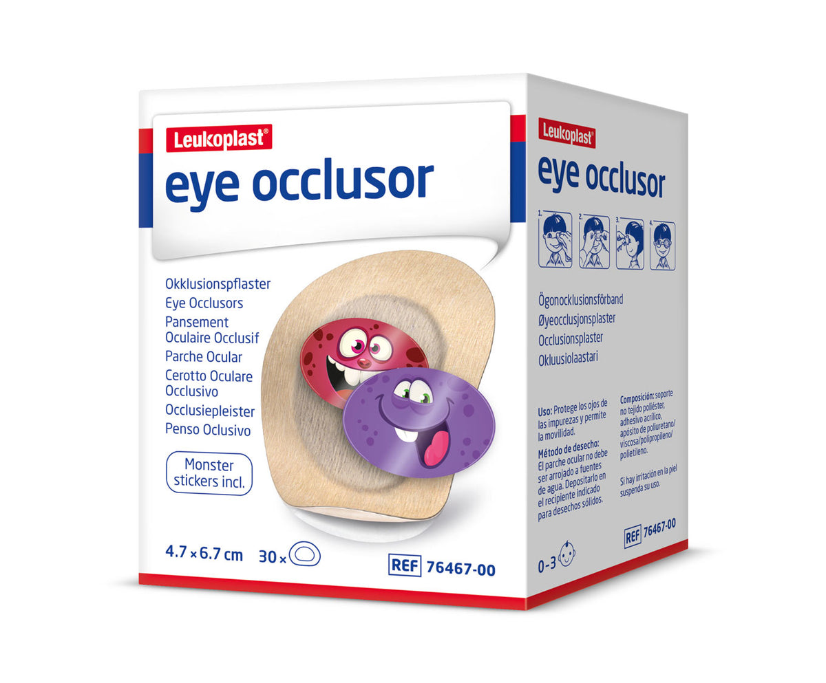 Parches Oculares Leukoplast 5.5 X 7.6 Cm. Caja X 30 Unidades