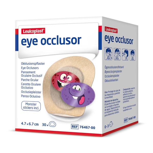 Parches Oculares Leukoplast 5.5 X 7.6 Cm. Caja X 30 Unidades