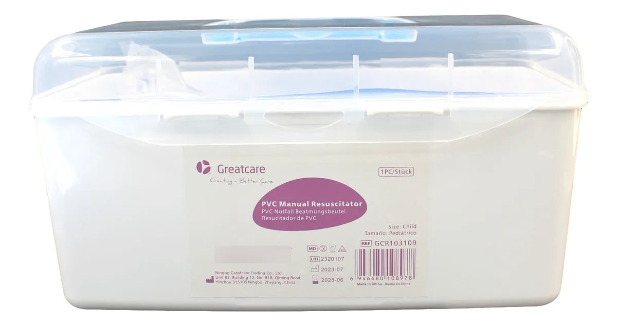 Resucitador Manual Pediatrico Con Mascara Y Reservorio