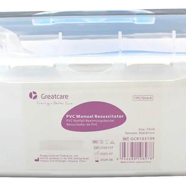 Resucitador Manual Pediatrico Con Mascara Y Reservorio