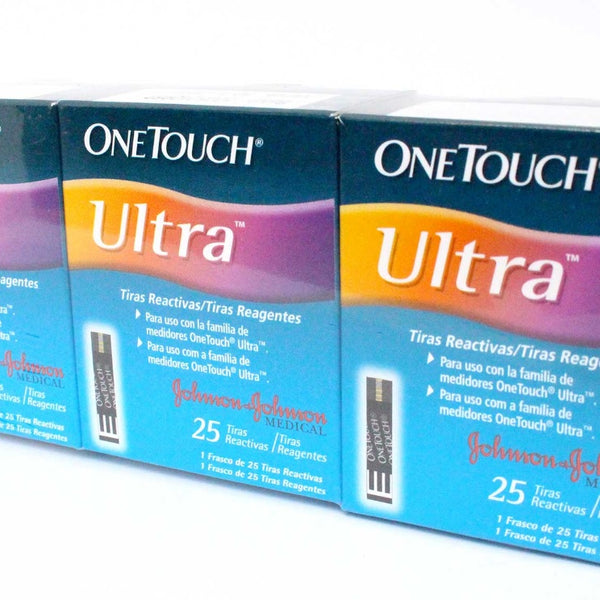 Pack Tiras Reactivas Cintas Onetouch Ultra X 75 U.