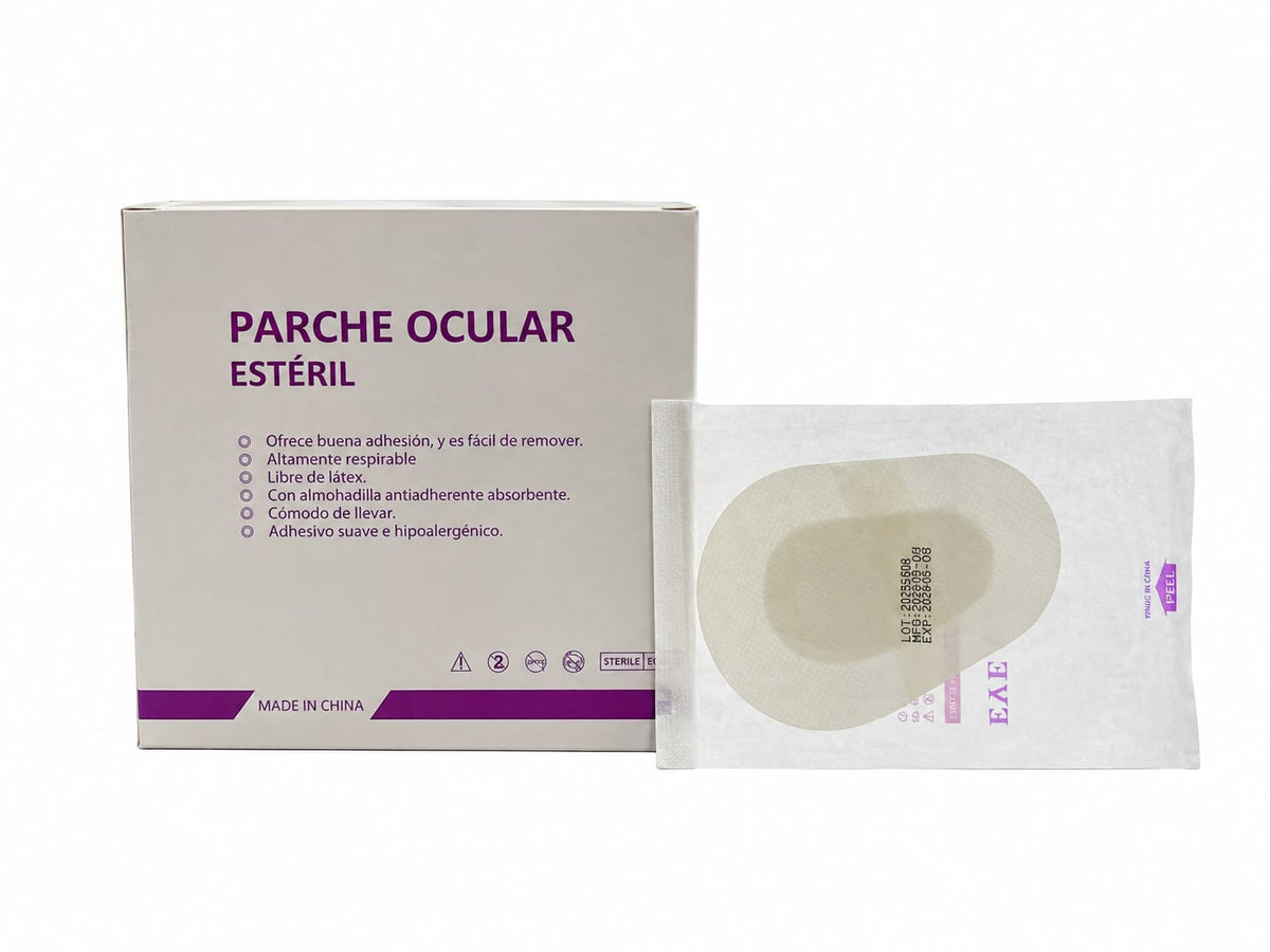 Parche ocular  Adulto 6,5 X 9,5 Caja x 50 Unidades
