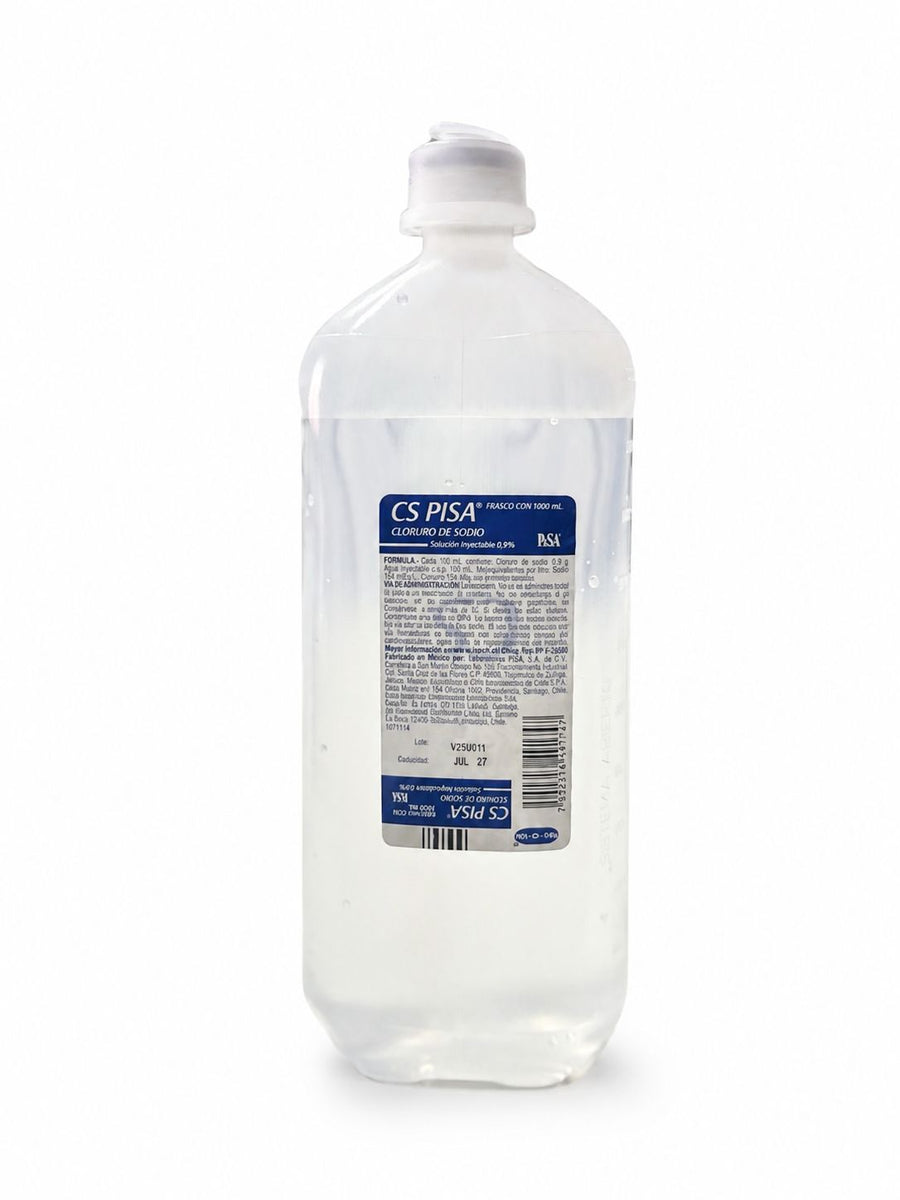 Suero Fisiológico Cloruro de Sodio 0,9 % – 1000 mL