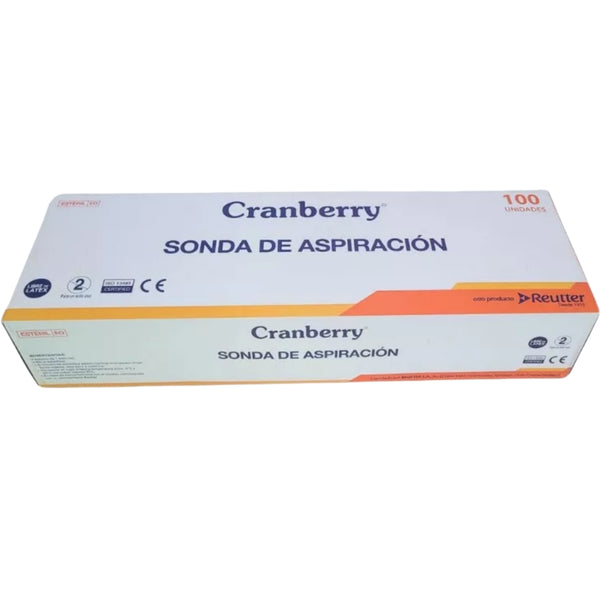 Sonda de Aspiración Cranberry 12FR Unidad