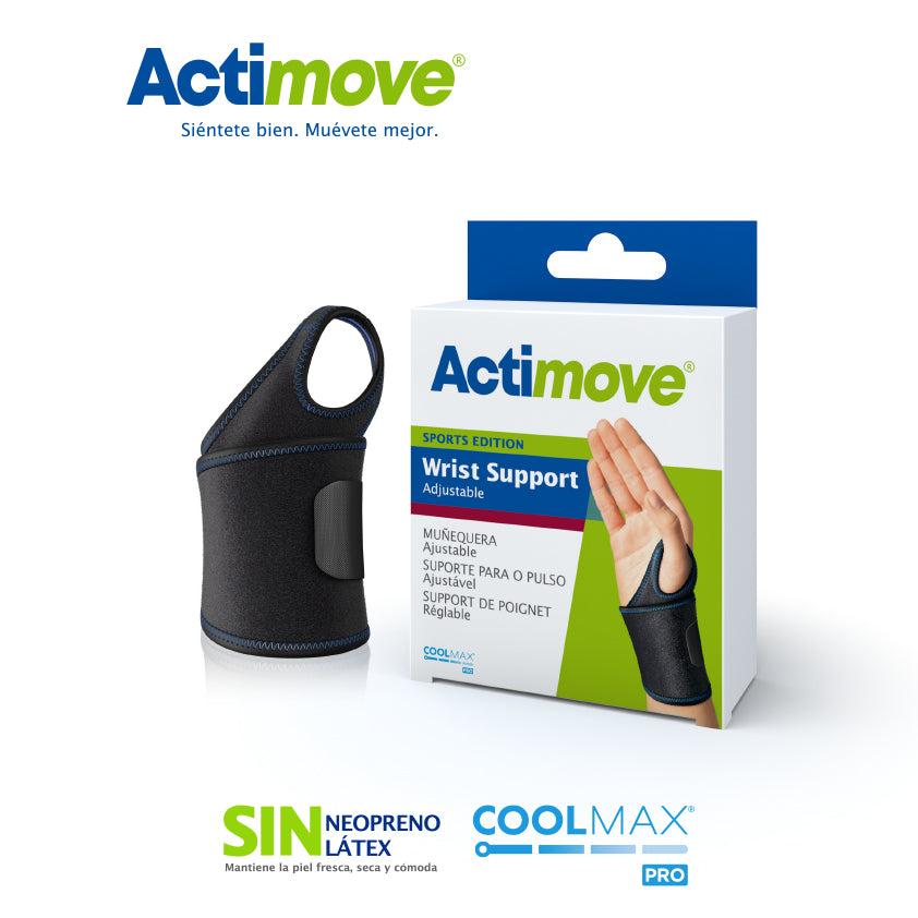 Muñequera Ajustable Ambidiestra Actimove Talla Universal