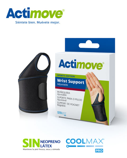 Muñequera Ajustable Ambidiestra Actimove Talla Universal