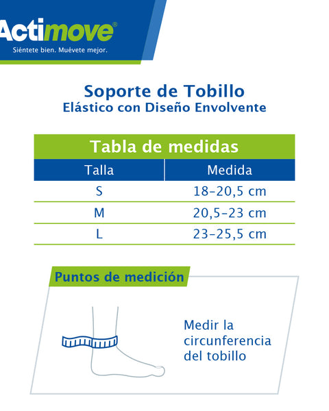 Tobillera Elástica Envolvente Actimove