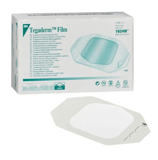 Tegaderm Film 6 CM. x 7 CM 1624W Pack X 10 Unidades