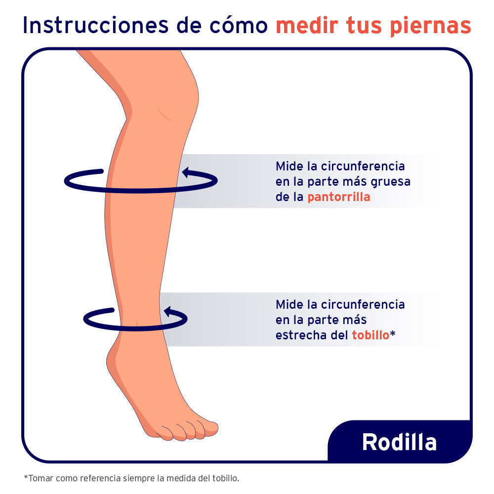 Media Compresiva Jobst Ultrasheer 15/20 Rodilla S-m-l-xl Punta Cerrada