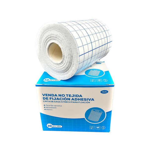 Venda de Gasa Stretch para fijación adhesiva 10cm X 10mt  Geerdink - Caja madre  x 80 unidades