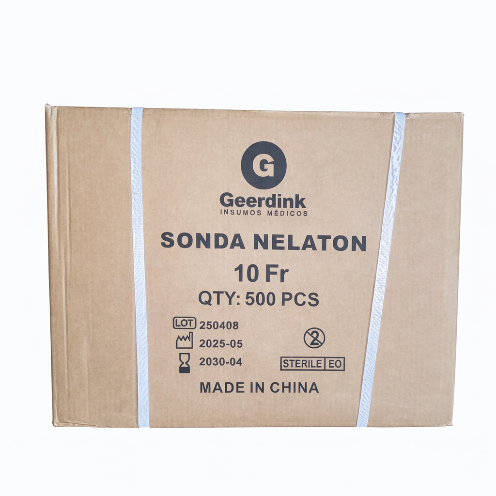 Sondas Nelaton Geerdink 40cm Nº 10 Fr Caja Madre X 500 Unidades
