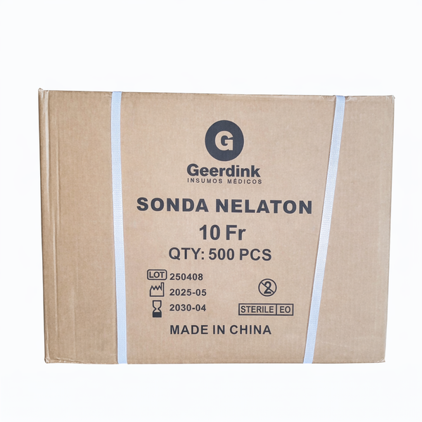 Sondas Nelaton Geerdink 40cm Nº 10 Fr Caja Madre X 500 Unidades