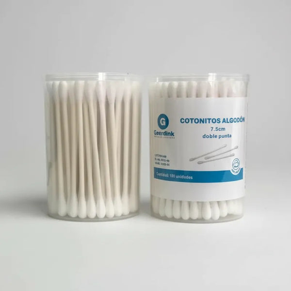 Cotonitos 7,5 cm Doble Punta Geerdink Caja Madre x 18.000 Unidades