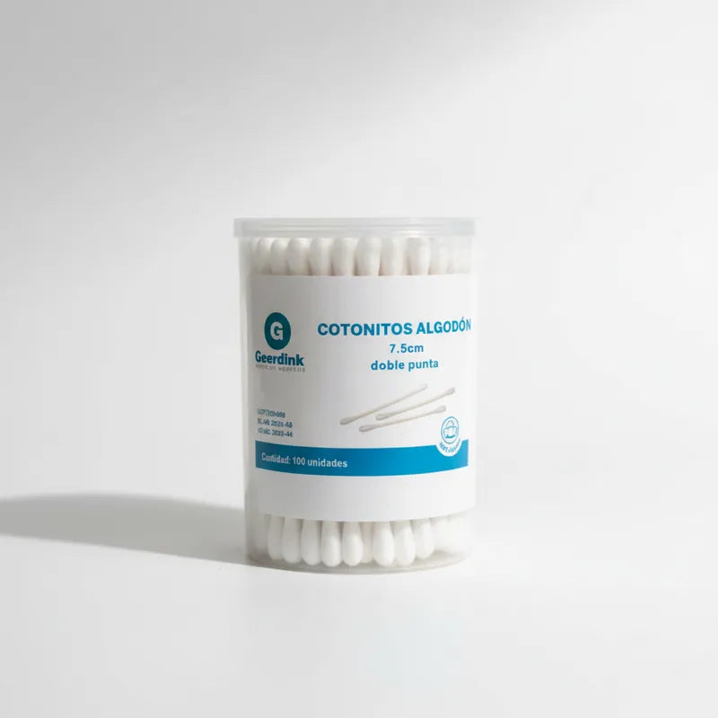 Cotonitos 7,5 cm Doble Punta Geerdink Caja Madre x 18.000 Unidades
