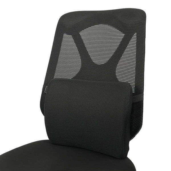 Cojín Lumbar Viscoelástico Blunding Negro