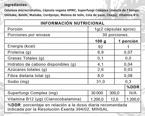 Fungi Blend - 60 Cápsulas