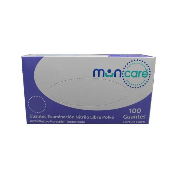 Guante Nitrilo Azul Muncare Caja X 100 Unidades