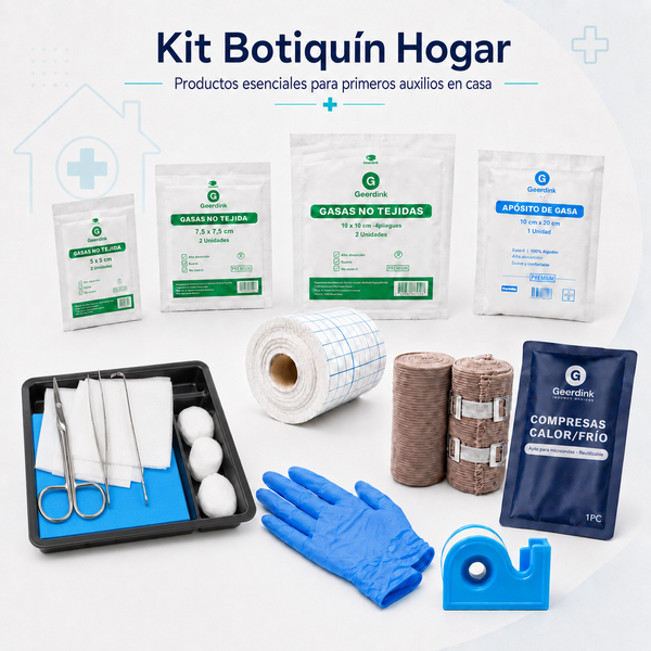 Kit Primeros Auxilios Hogar – 43 Piezas para Botiquín