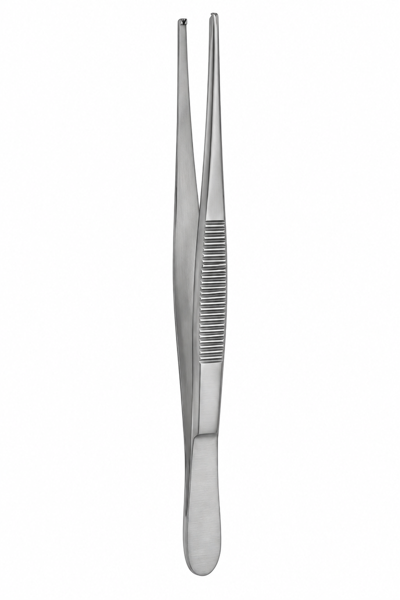 Pinza de disección 1 × 2 dientes, 16 cm – Lawton Clinic