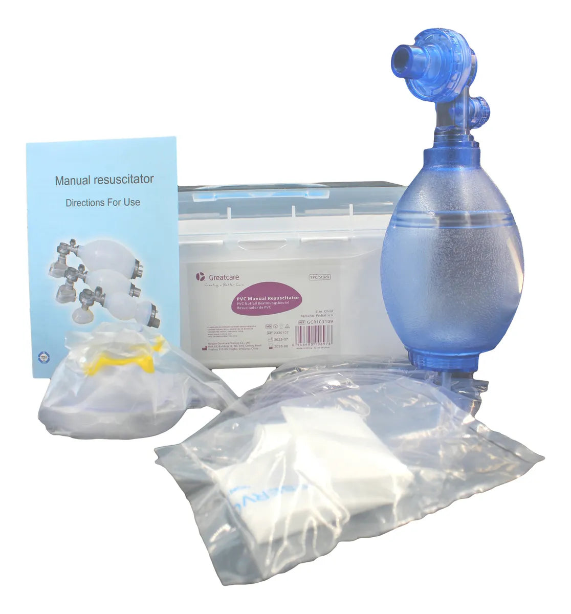 Resucitador Manual Pediatrico Con Mascara Y Reservorio