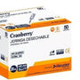 Jeringa Con Aguja 20ml Luer Lock 21g x 1 1/2 caja x 50 Unds. Cranberry