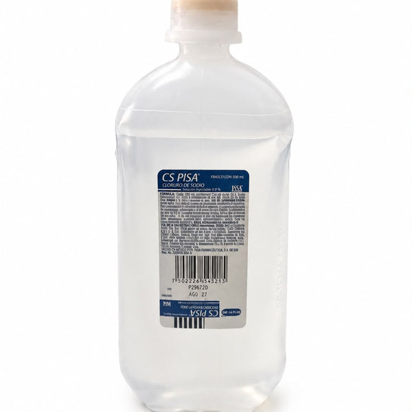 Suero Fisiológico - Cloruro de Sodio 0.9 % Matraz