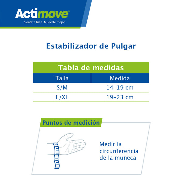 Estabilizador De Pulgar Actimove Color Beige
