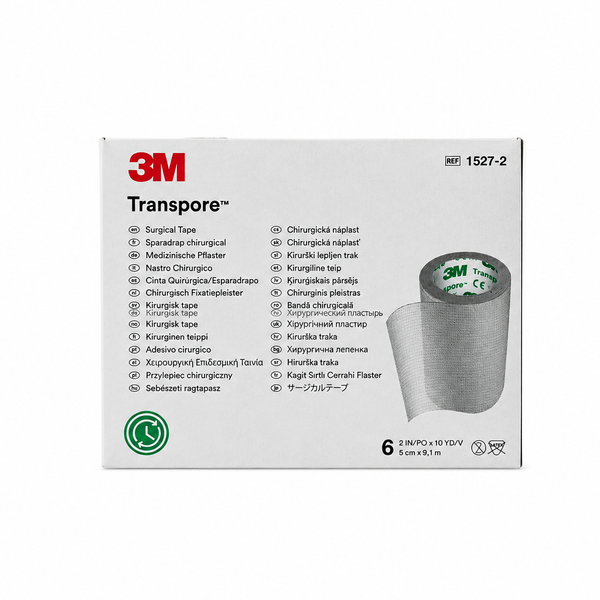 Tela Adhesiva Transpore 5 cm x 9,1 mts Unidad